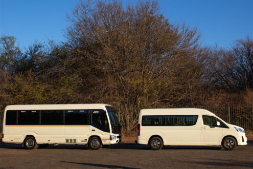 Detour Africa Expeditions transfer vehicle for Kasane, Chobe and Victoria Falls transfers